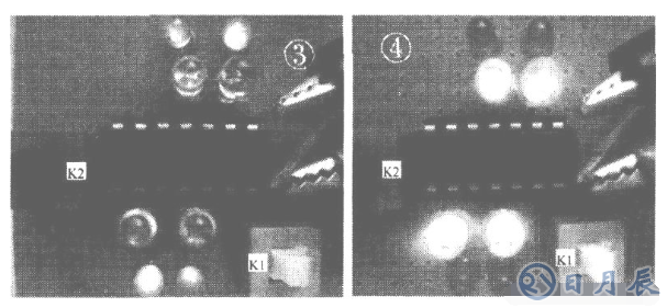 CD4066四雙向模擬開(kāi)關(guān)的測(cè)試電路